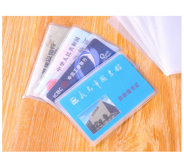 5 cái túi đựng thẻ căn cước công dân, thẻ atm, card visit, cccd (trong suốt)