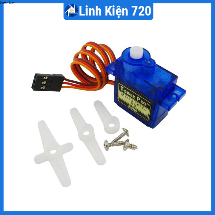 Động cơ servo xanh tower pro sg90 góc quay 180 độ
