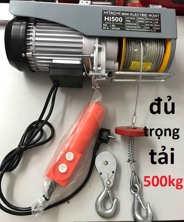 Máy tời điện hitachi