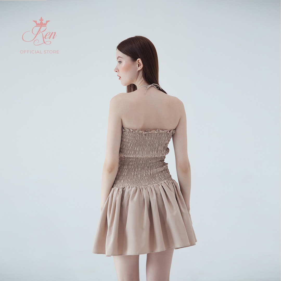 REN BY TEE - Đầm Nhún Thun Dáng Xòe