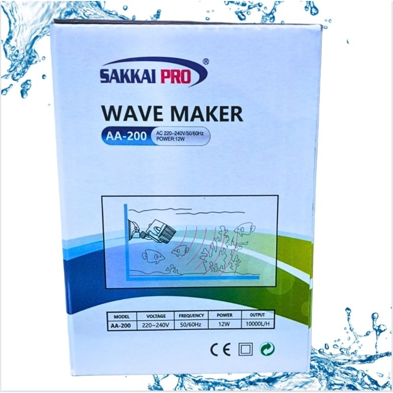WAVE MAKER SAKKAI AA 200 Mesin Pembuat Arus Ombak Air Aquarium