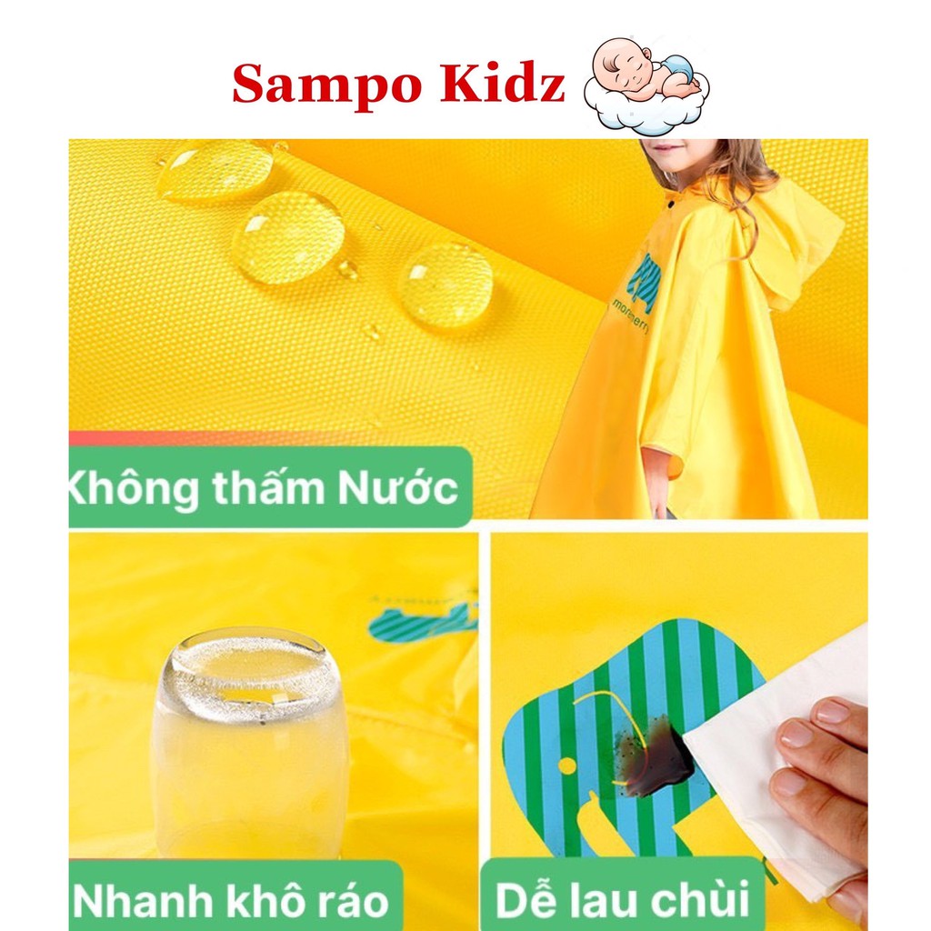 (MẪU 2023) ÁO MƯA CÁNH DƠI SMALLY CHO BÉ
