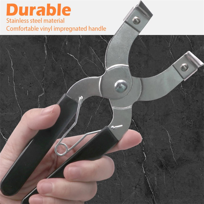 Piston Ring Installer Piston Ring Plier Piston Ring Compressor Tool Stainless Steel Vehicle Maintenance Clamp Durable Engine. 