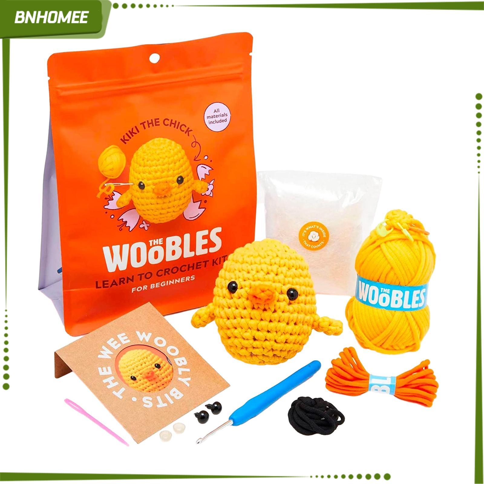 BNHOMEE Crochet Starter Kit Home Decor Needlework Sewing Craft Pendant DIY Toy Crochet Kit for Kids Birthday Gift Adults Teens Festival