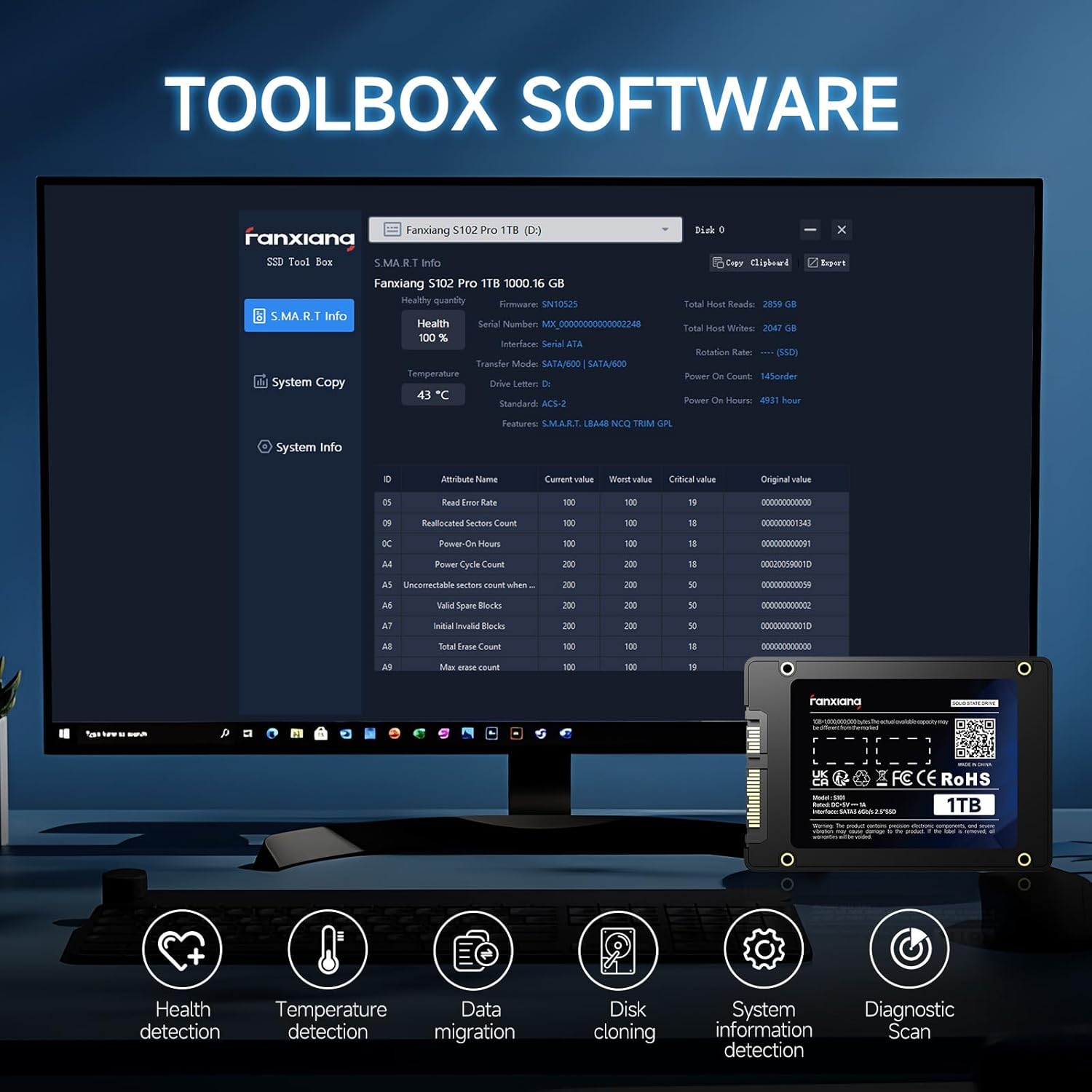 500GB 2.5" SATA SSD - Fast and Reliable Storage Upgrade for PC and Laptop (Black). 