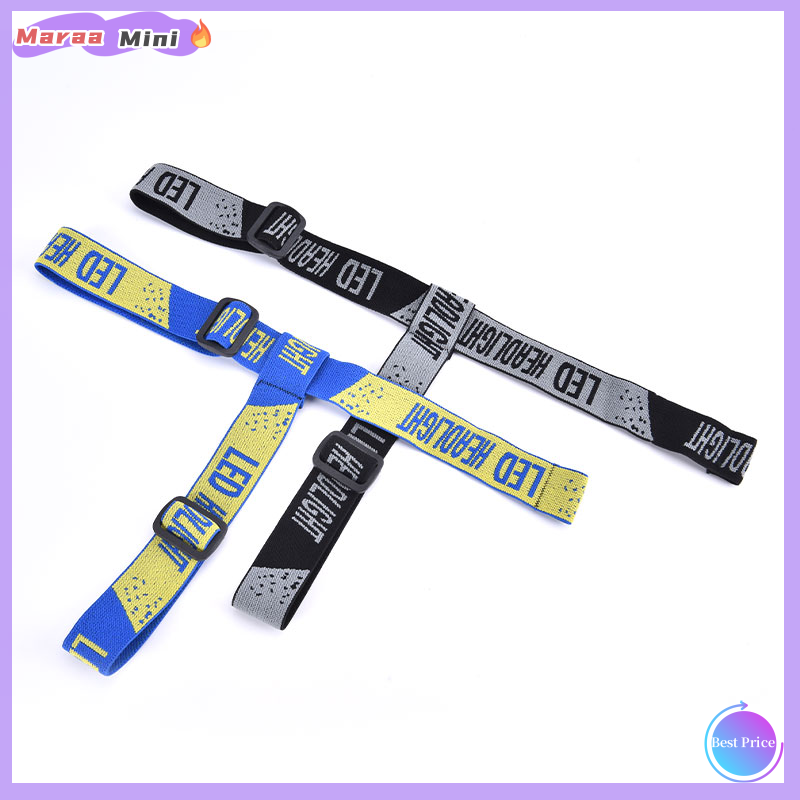 Maraa phổ đầu điều chỉnh được Đèn dây đeo độ co giãn cao phía trước headband cho LED