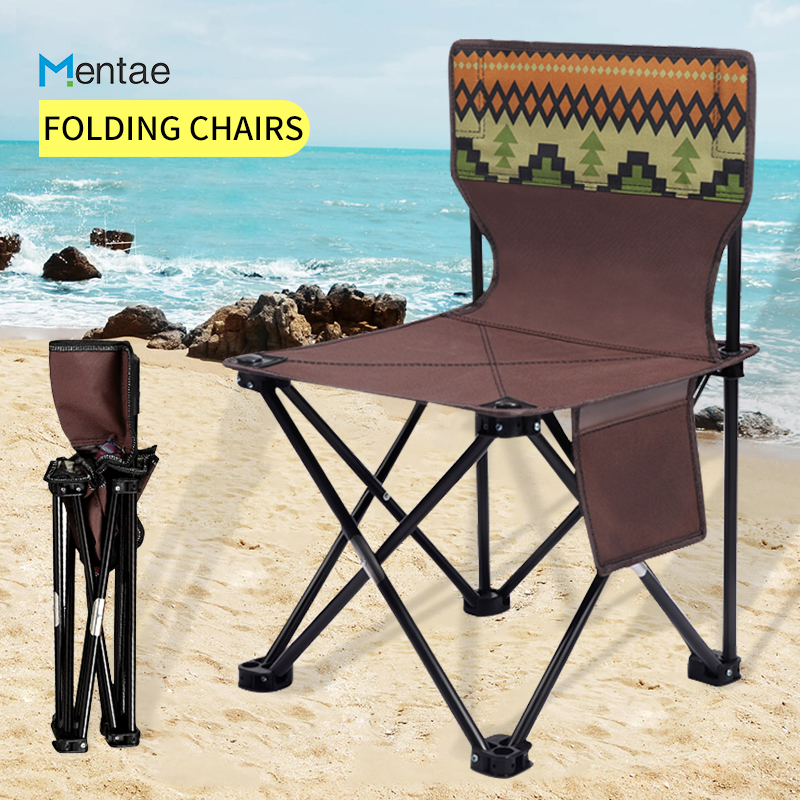 folding chair for camping chair foldable chair with back rest Foldable and  Lightweight Outdoor Portable fishing chair Outdoor Indoor Folding Chair