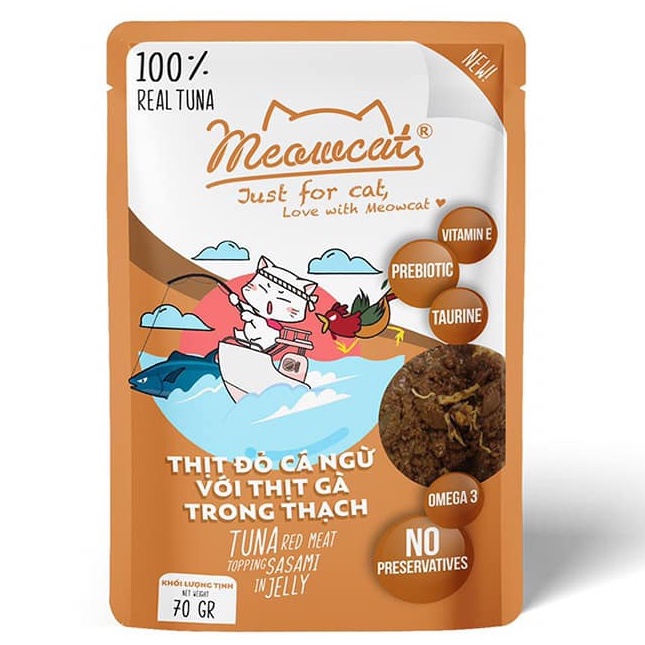 Pate mèo Meowcat 70g