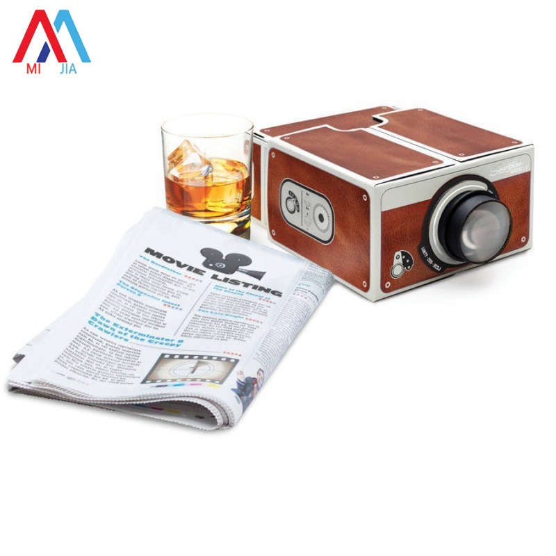 XIAOMIMIJIA diy smartphone projector 2.0 second generation power-free installation small projector