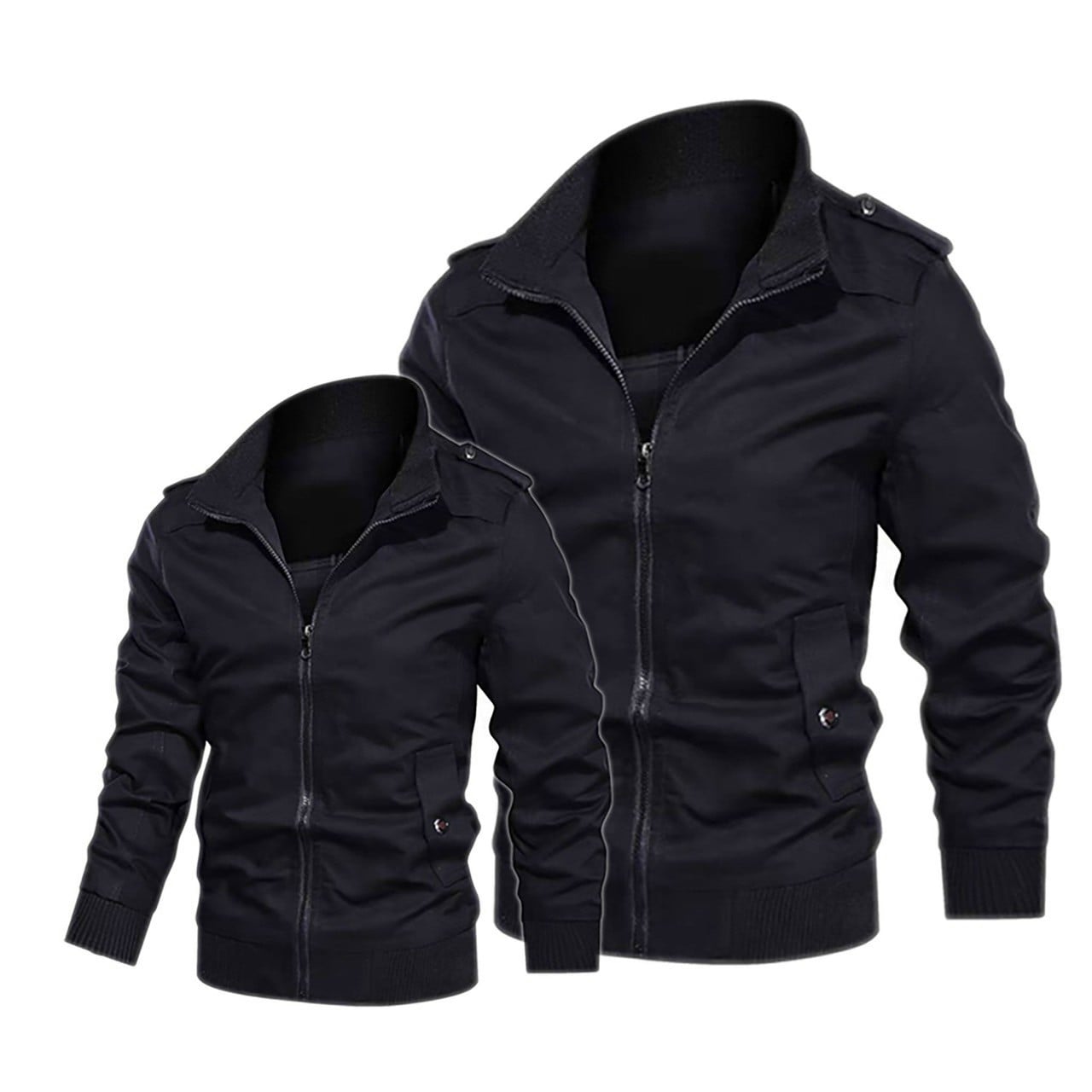 Áo Khoác Bomber Kaki Nam Nữ