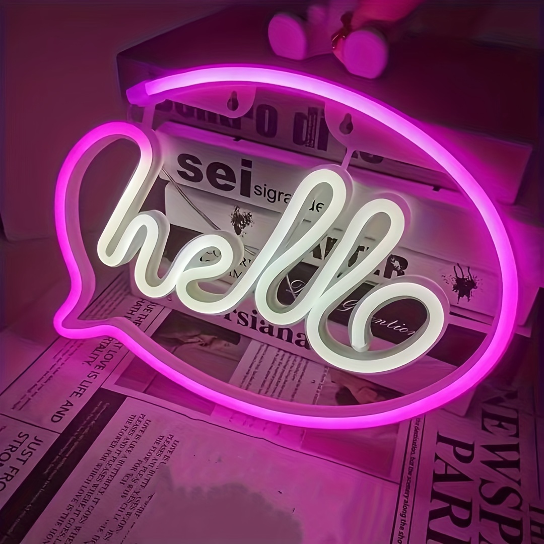 Neon Led Lettering Creative Letter Led Neon Decoration, Night Lighting, Suitable for ...