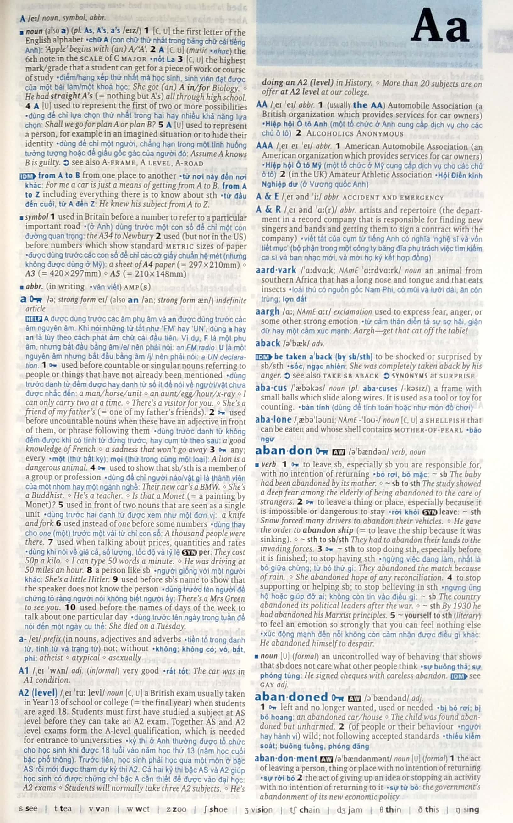 Sách Ngoại Văn - Fahasa - Oxford Advanced Learner's Dictionary With Vietnamese Translation (Paperback)