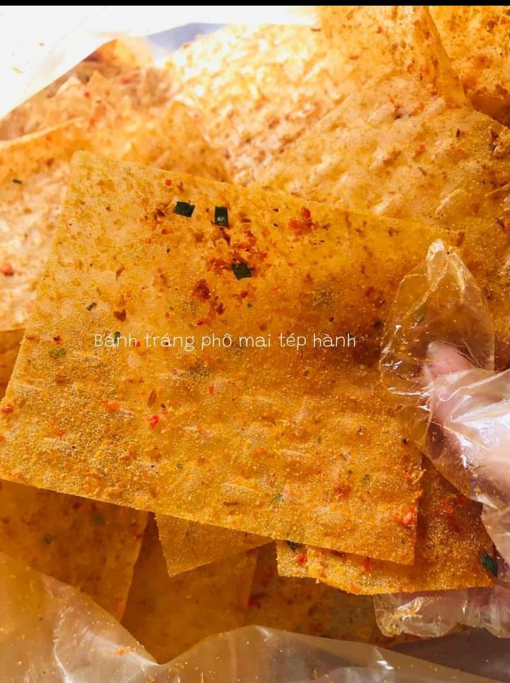 Combo 5 bịt bánh tráng phô mai tôm hành 50gr