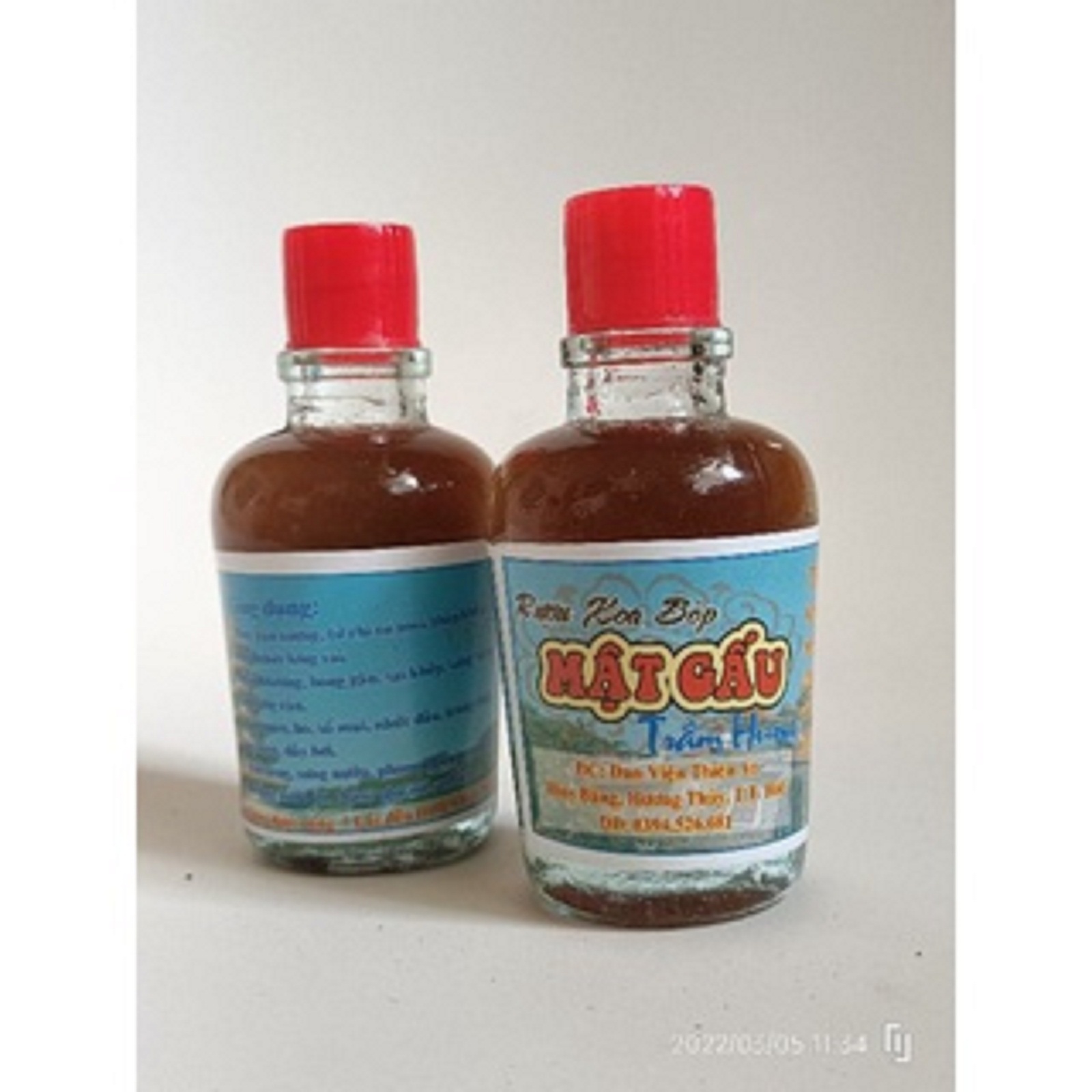 chai dầu xoa bóp cây mật gấu