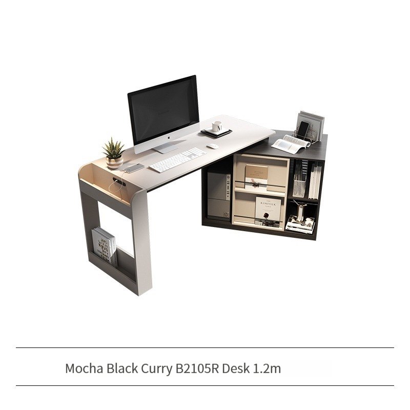 JSW Nordic Modern Minimalist Light Luxury SpaceSaving Corner Desk