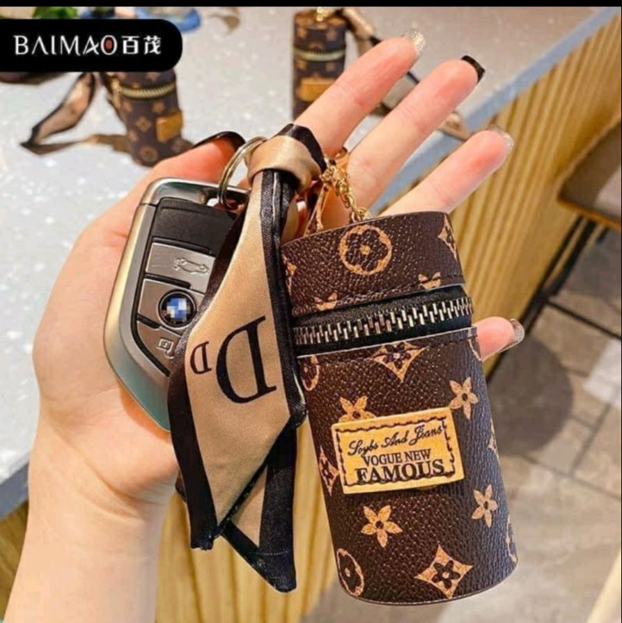 TÚI LL MINI MÓC KHOÁ KÈM KHĂN,💖FREESHIP💖,size 10 cm