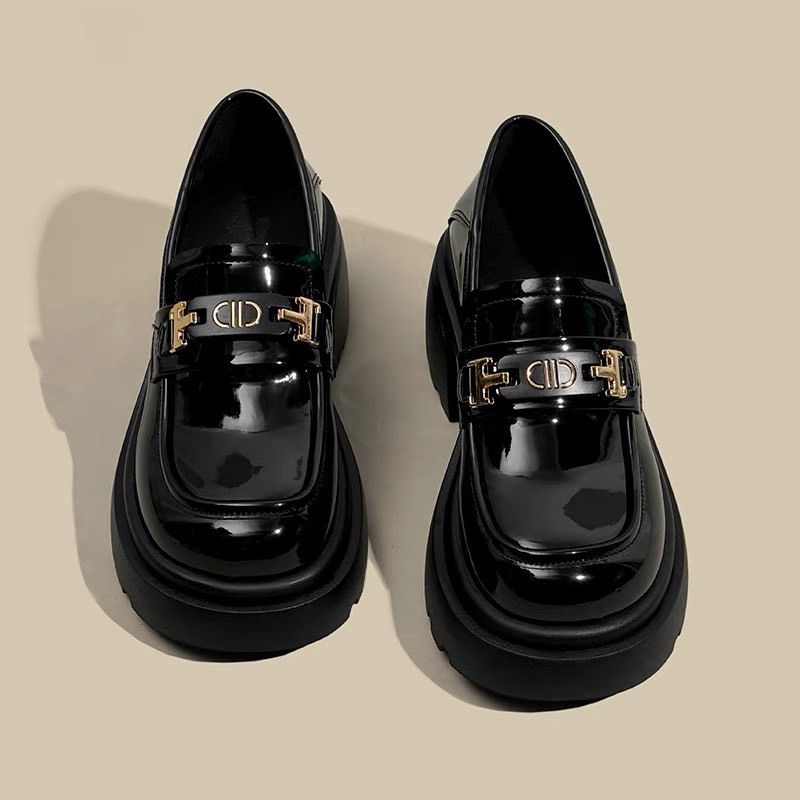 [SIÊU SALE NĂM MỚI] [FREESHIP + VOUCHER] Giày đốc nữ da cao cấp độn đế 7 cm Jo11( chân gầy mua lùi 1sz)