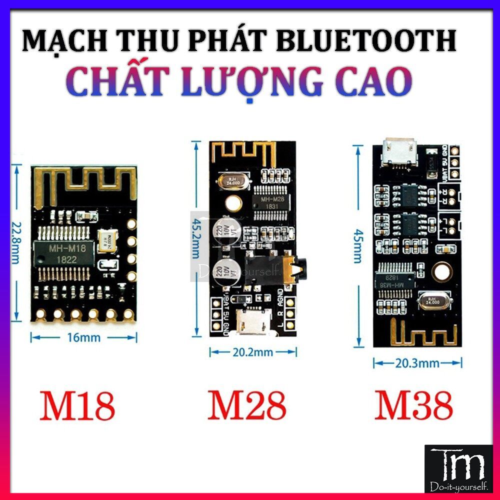 Mạch Thu Phát Bluetooth 4.2 Chất Lượng Cao M18 M28 M38 (MH-MX8)