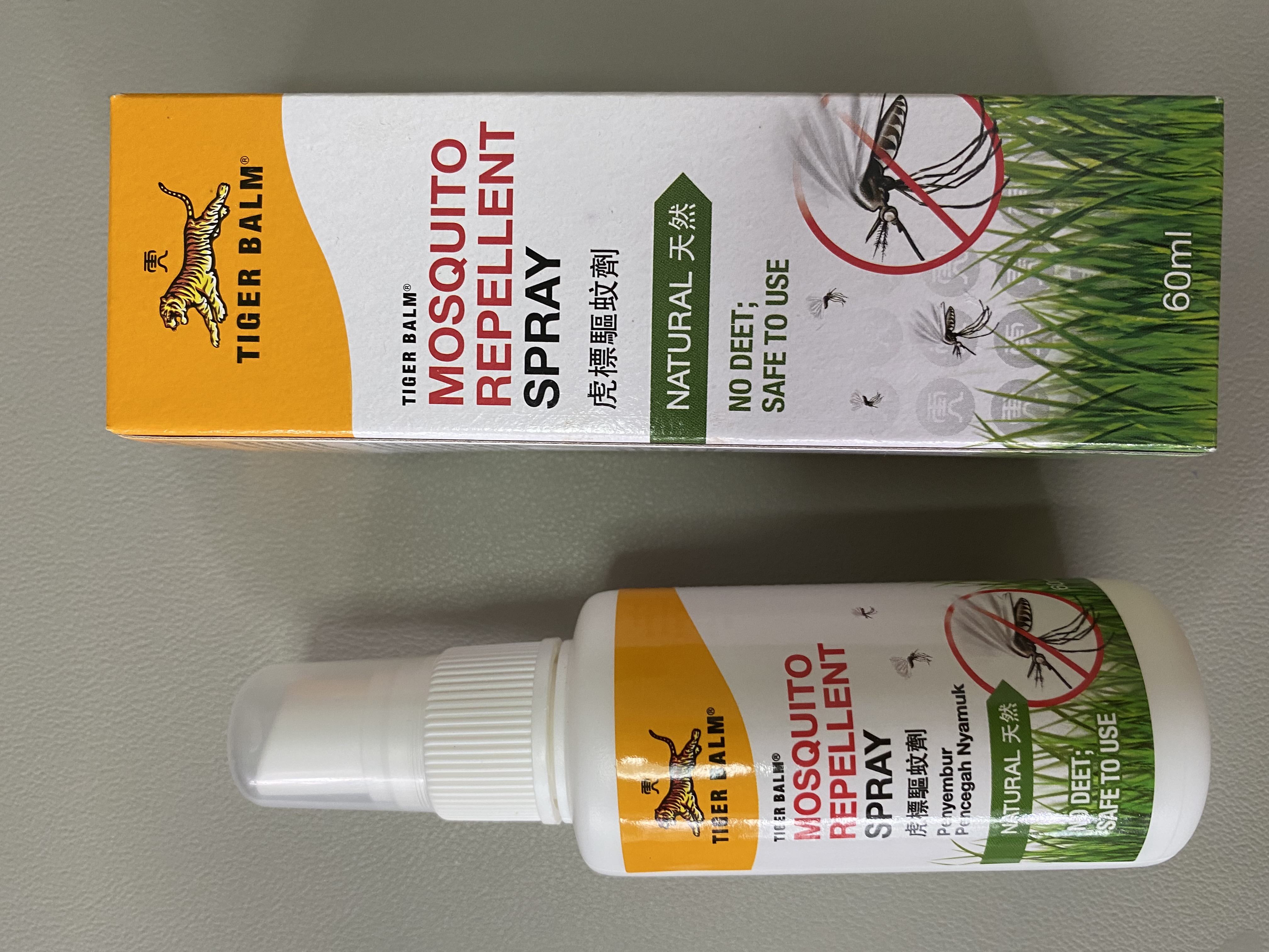 Chai xịt chống muỗi Tiger Balm Mosquito Repellent Spray