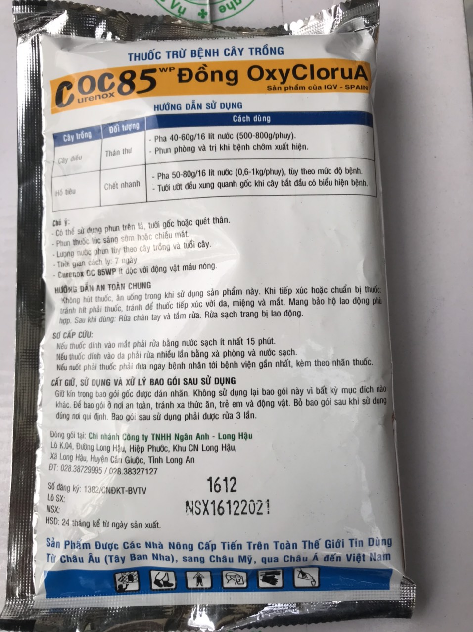 COC 85 1 Gói 20g 100gam