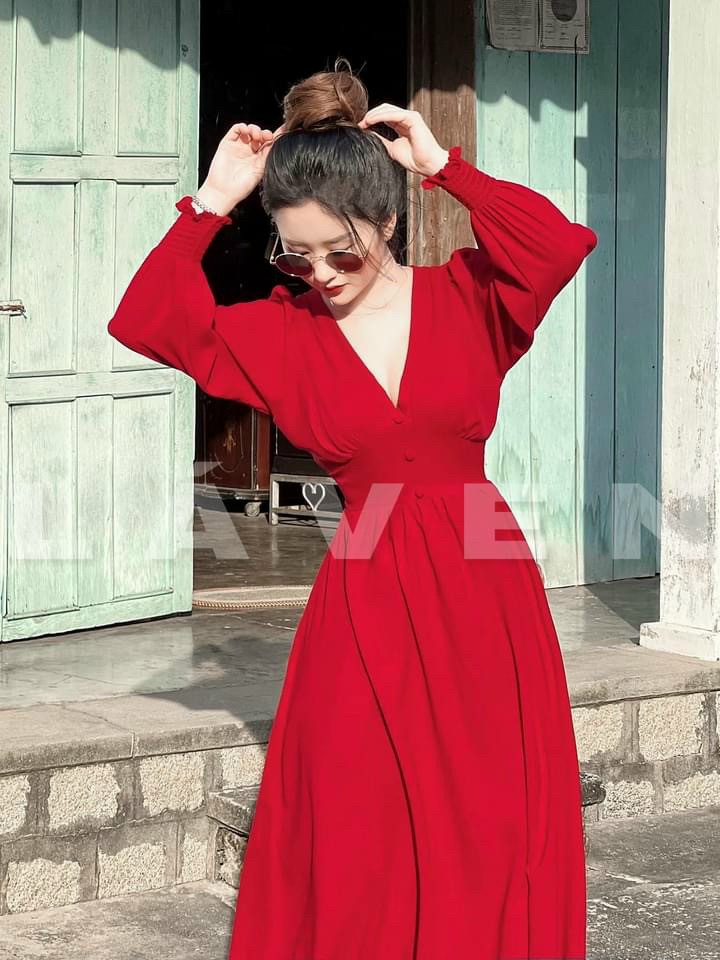 Đầm maxi suông dáng dài dễ thương - hình thật ,đầm đi biển du lịch đi tiệc xinh xắn