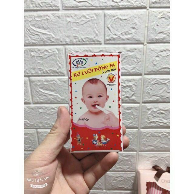 Rơ lưỡi đông pha- vệ sinh răng miệng cho bé sơ sinh ( 1 bịch 50 chiếc )
