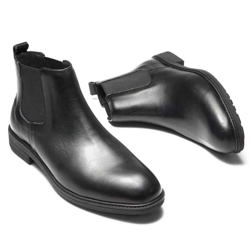 Giày boots nam Chelsea Boots Classic đế khâu bản cổ chun [FULL BOX] Giày Da Chelsea Boot B21 Shoemaker Cổ Cao Nam Công Sở