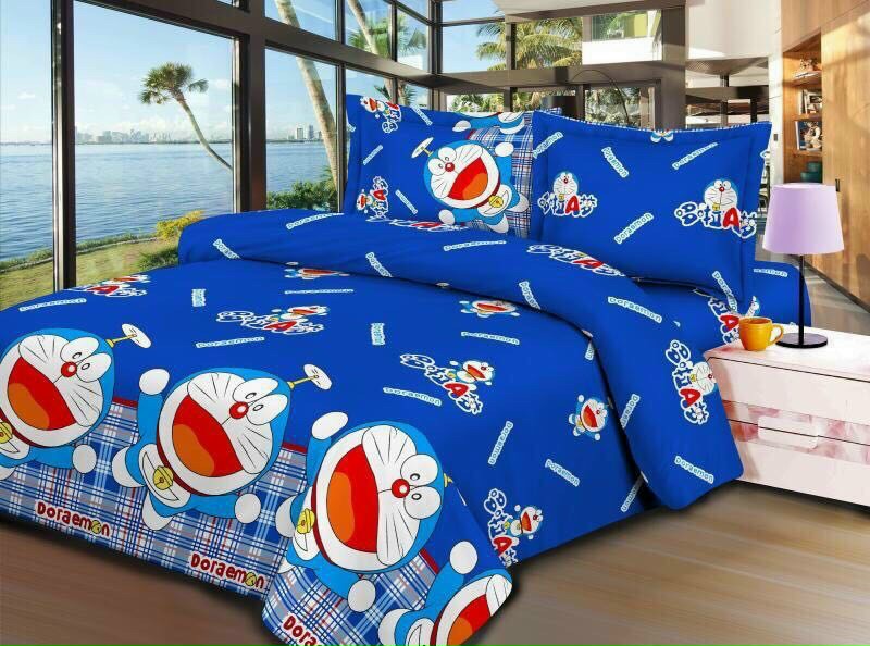 Bộ chăn drap 5 món  cotton poly  (ĐỦ KÍCH THƯỚC) - CÓ QUÀ TẶNG