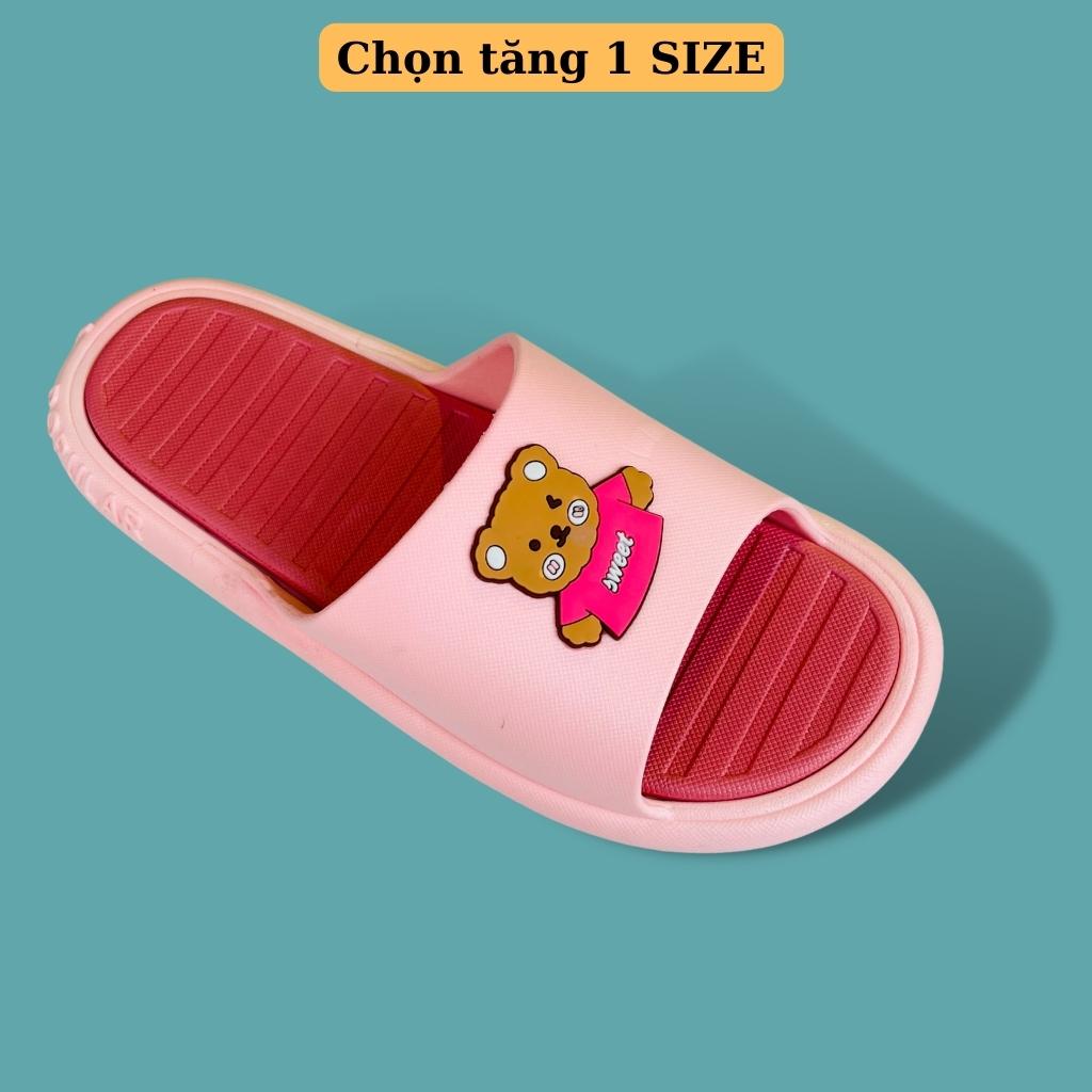 Dép quai ngang Ulzzang Gấu PoPuLar