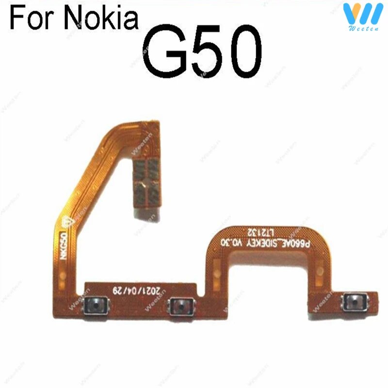 Volume Power Button For Nokia G10 G11 G20 G21 G50 ON OFF Power Volume ...