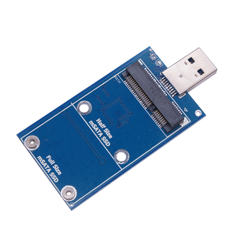 【QUT】-MSATA to USB USB 3.0 to MSATA SSD USB3.0 to MSATA Case