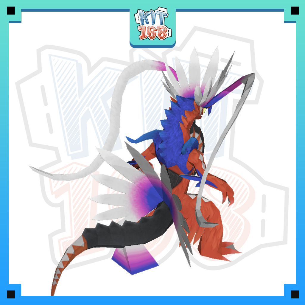 Mô hình giấy Anime Game Pokemon Koraidon