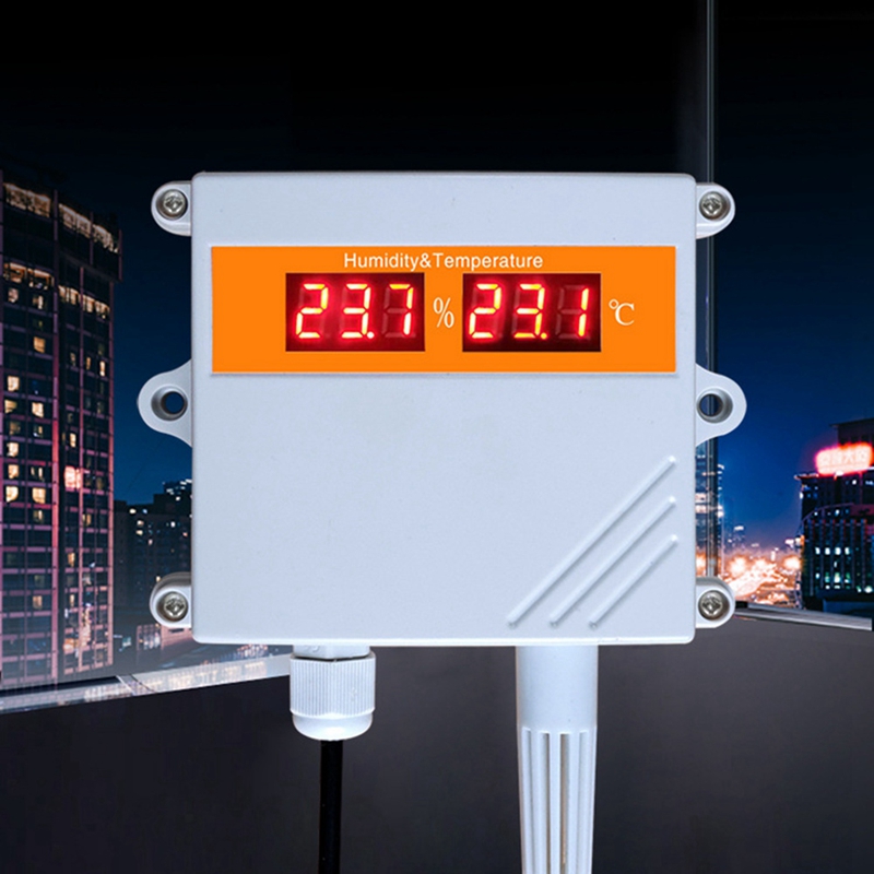RS485 Temperature and Humidity Sensor Waterproof Digital Air Temperature and Humidity Transmitter