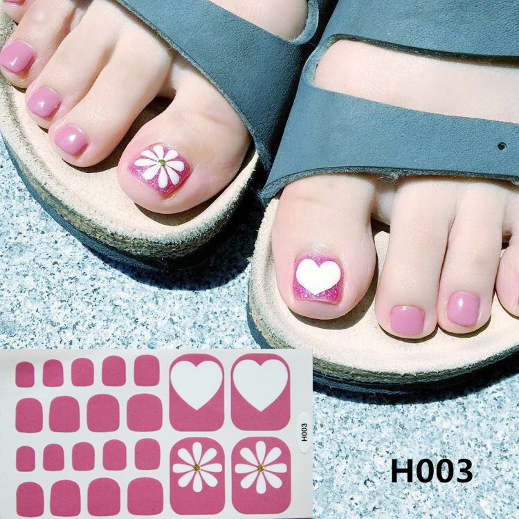Sticker dán móng chân khô không thấm nước P2