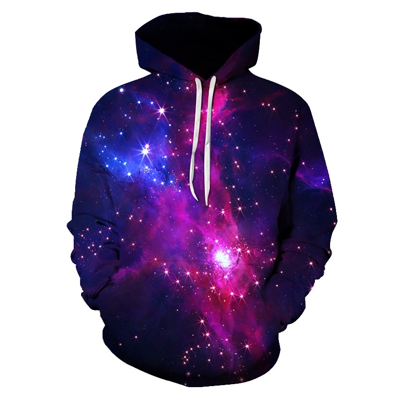 Various styles and designs Space Galaxy 3d hoodies Men and women