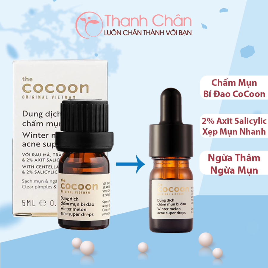 [HCM]Dung dịch chấm mụn bí đao Cocoon 5ml