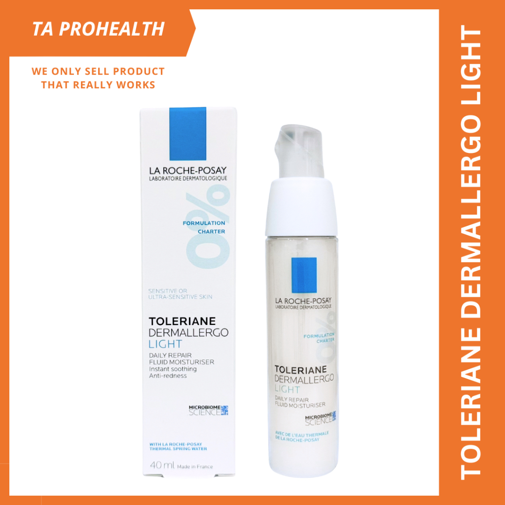 La Roche Posay Toleriane Dermallergo Light Fluid Moisturizer 40ml | Lazada