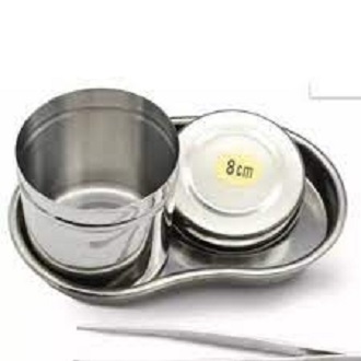 KHAY HẠT ĐẬU + CỐC INOX Chuẩn Inox 304