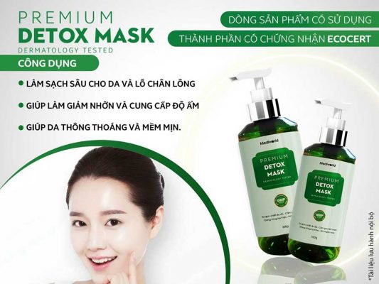Mặt nạ Thải độc bio PREMIUM DETOX MASK MEDIWORLD