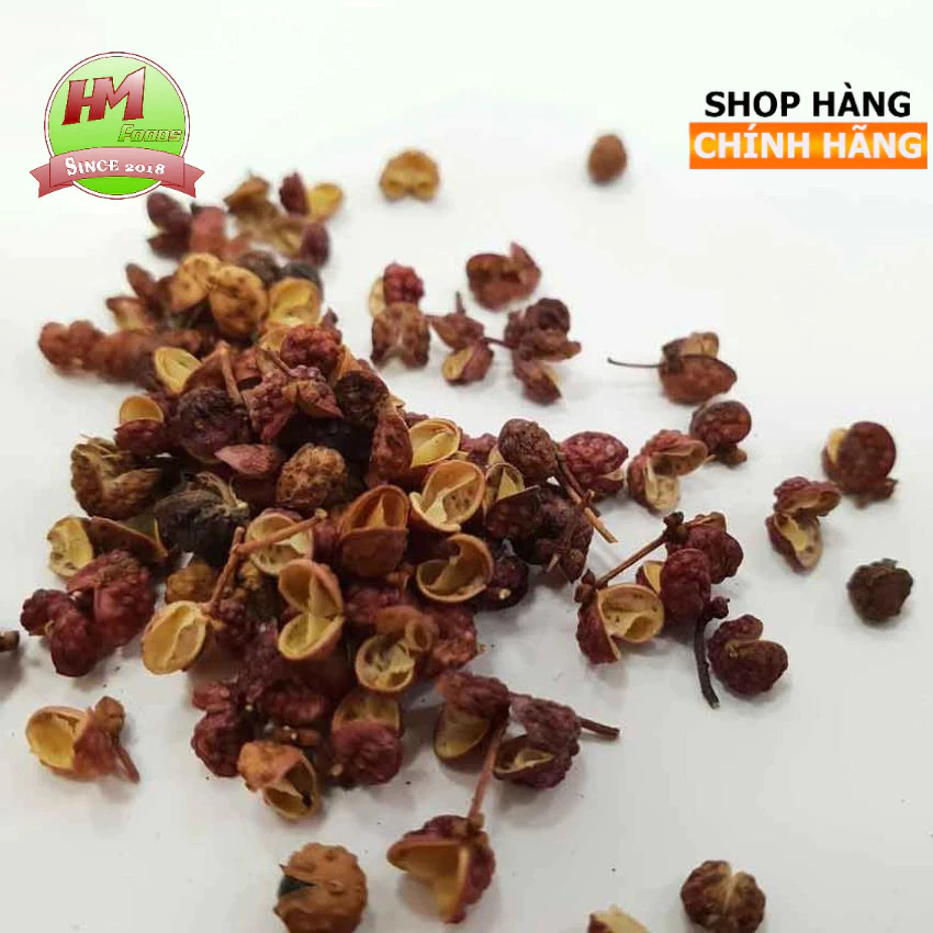 Hoa Xuyên Tiêu - 100gr - (Xuyên Tiêu Đỏ, Khô, Cay, Thơm)