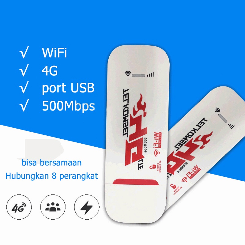 Modem Wifi Usb 4g All Operator Lte Modem Usb 500mbps Modem Mifi Cod Support 10 Devices Lazada