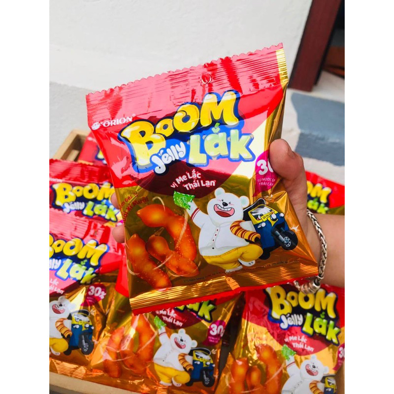 Kẹo Dẻo Boom Jelly gói 25g (Dâu, Nho, Đào)