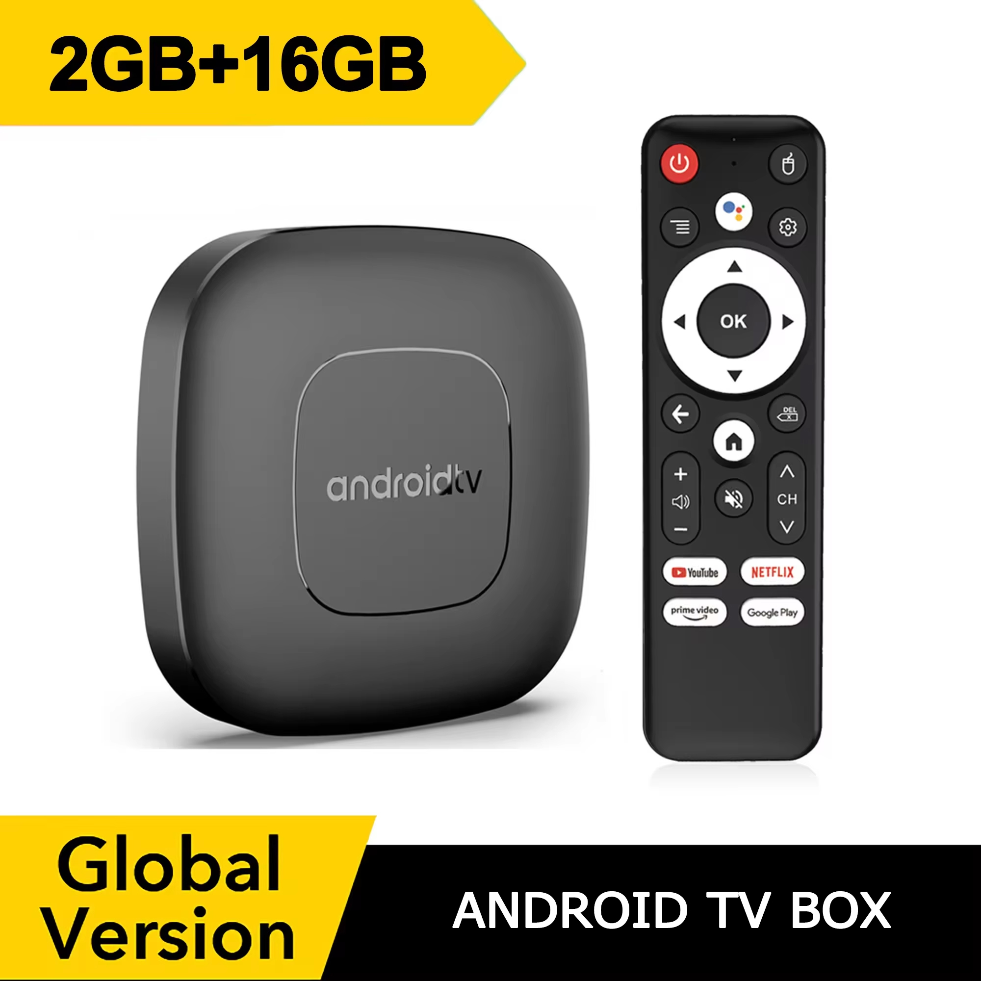 Smart Tv Google Home Android Box Onn+ 4K Streaming Device With