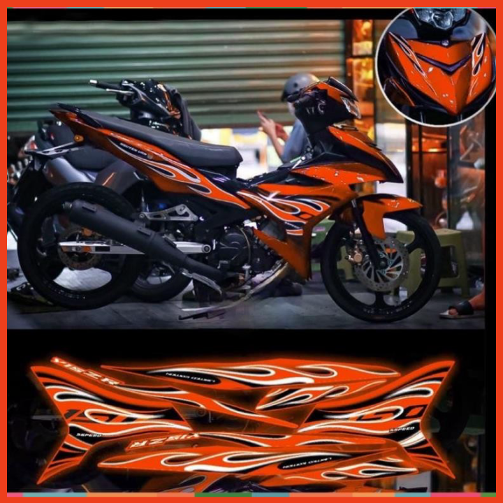 tem rời ex 150 lửa mới phối đủ màu xe