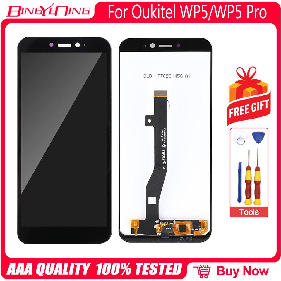 Original WP5 Pro LCD For Oukitel WP5 WP5 Pro LCD&Touch Screen Digitizer  Display Screen Module Accessories