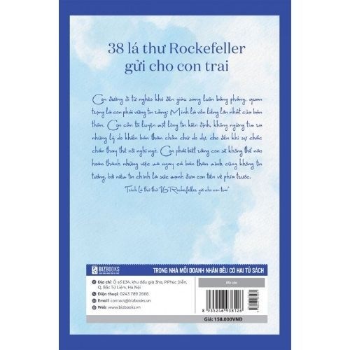 Sách 38 Lá thư Rockefeller gửi cho con trai - Làng Mọt Sách