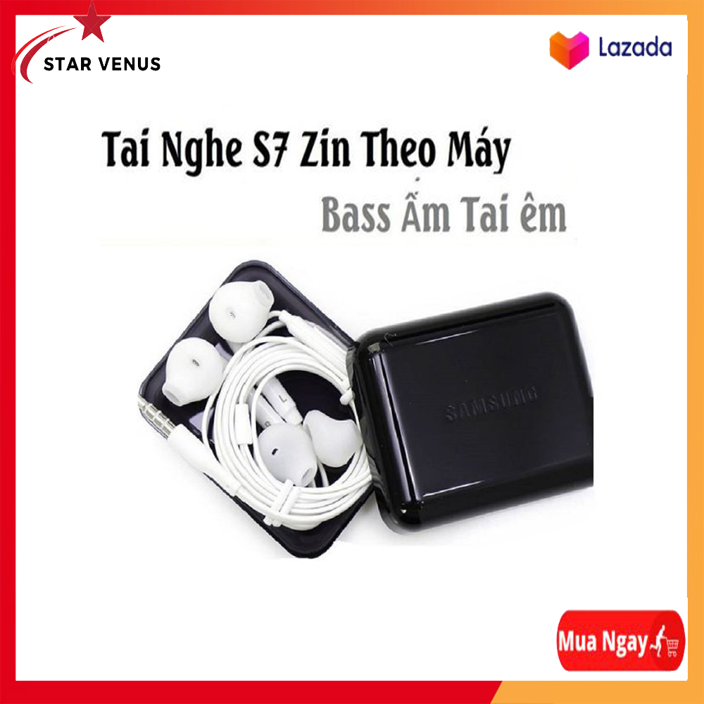 Tai nghe Có Dây Samsung S7 Zin Siêu BASS, Tai Nghe Có...