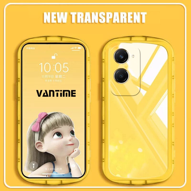 For Vivo Y03T Case Soft TPU Transparent Fashion Girl Anti-collision for Vivo Y03T Back Cover. 