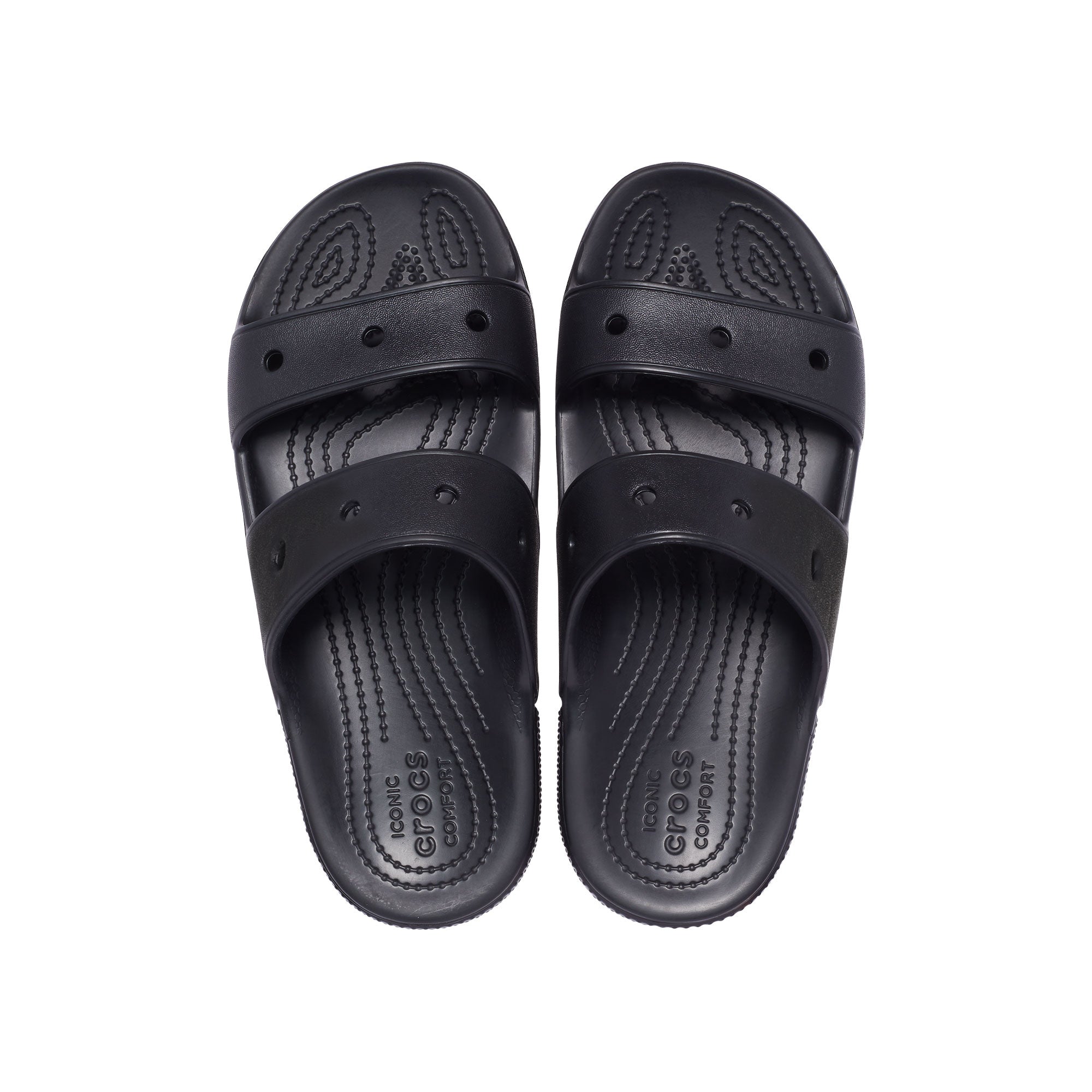 Dép Xăng Đan Unisex Crocs Classic - Black
