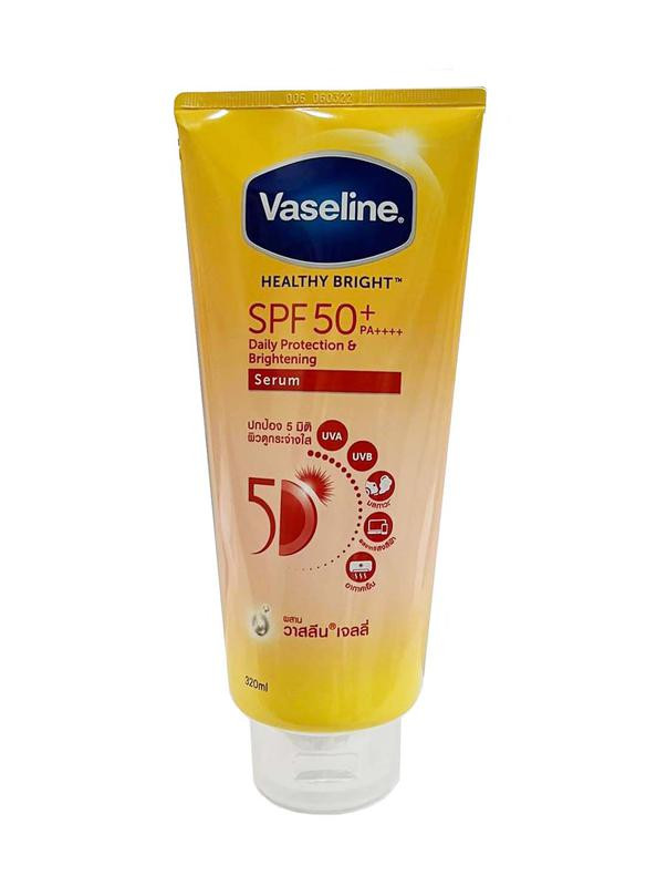 Sữa dưỡng thể trắng da vaseline 50x spf 50 pa++++ thái lan, 320ml